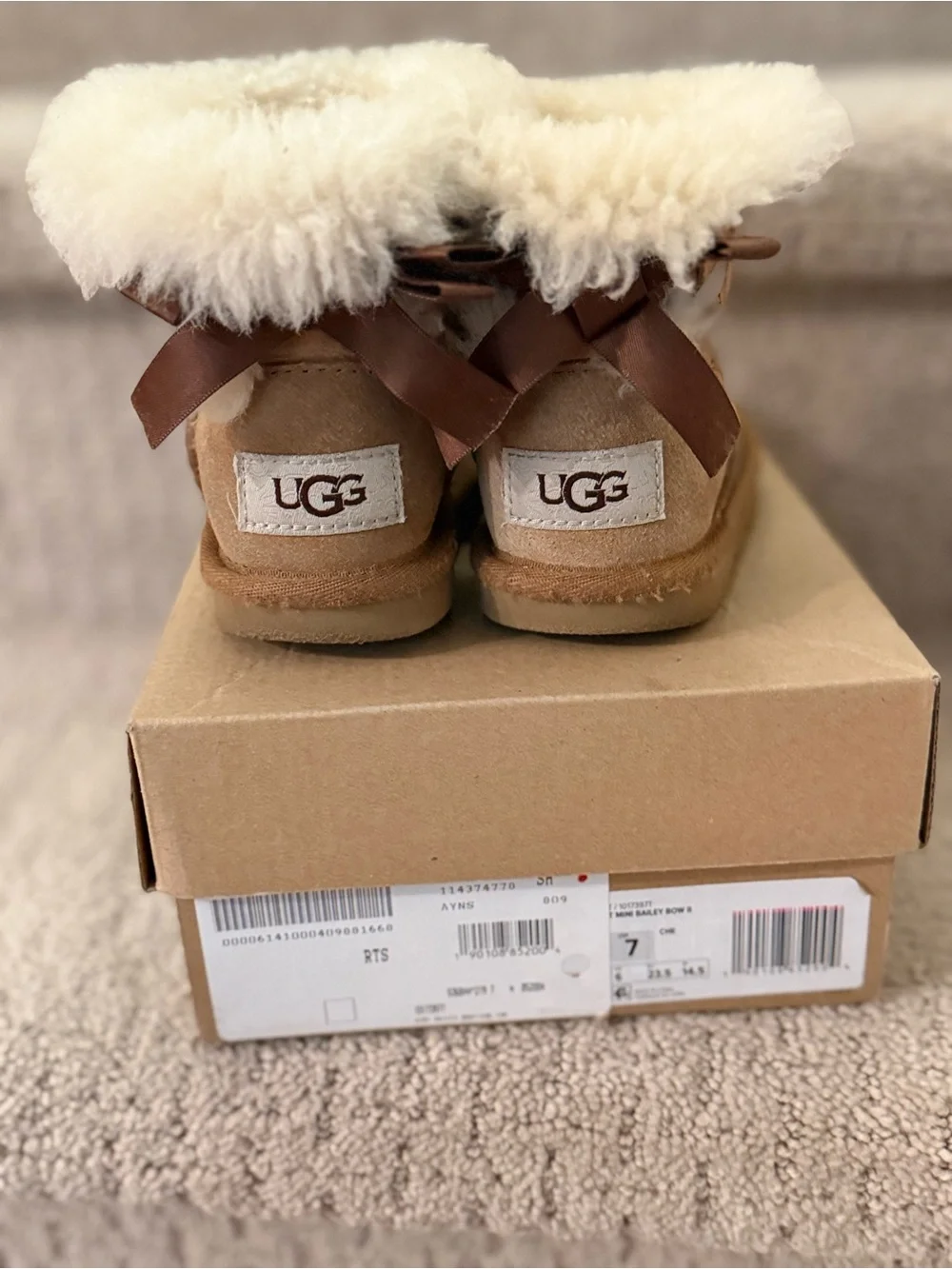 UGG Toddler Mini Bailey Bow II Boots